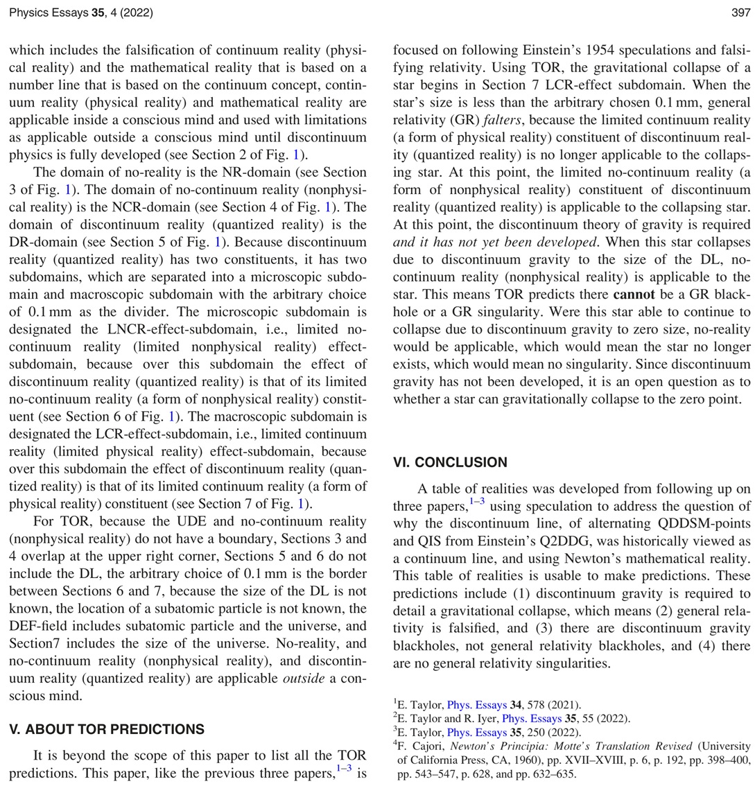 Published Paper 4 – Discontinuum Physics